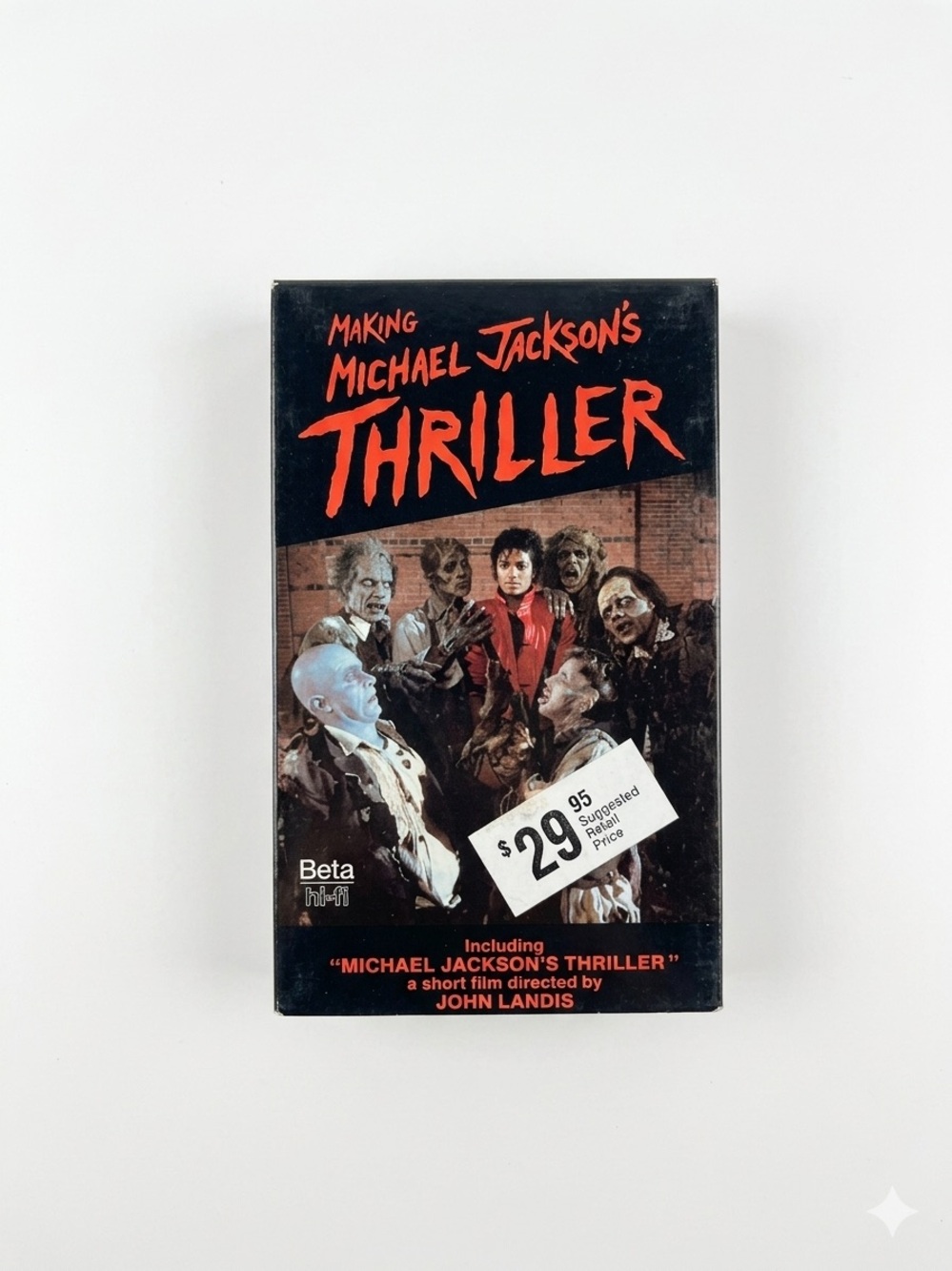 Making‎ Michael Jackson's Thriller Betamax Tape Beta Hi-Fi Factory Sealed New